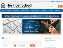 Tablet Screenshot of learnfiberoptic.com